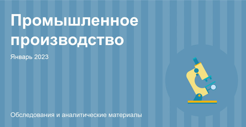 Индексы производства по Республике Алтай. Январь 2023 года