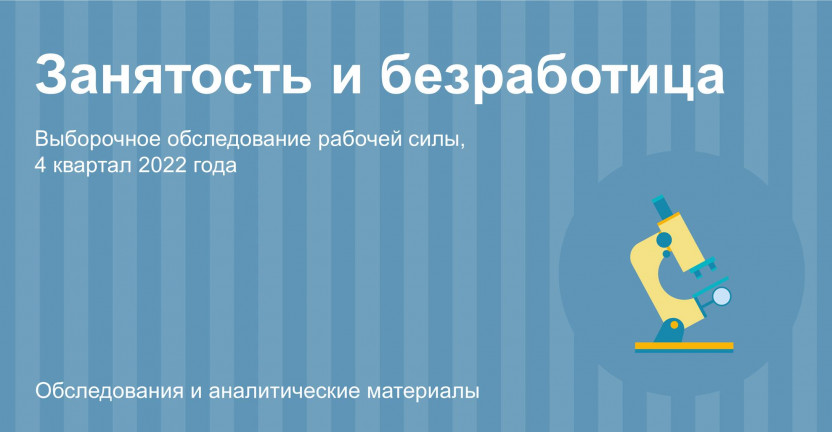 Занятость и безработица в Алтайском крае в 4 квартале 2022 года