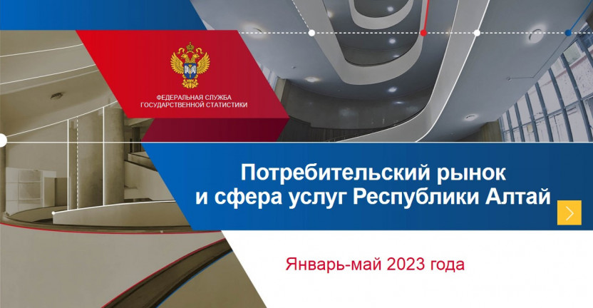 Потребительский рынок и сфера услуг Республики Алтай. Январь-май 2023 года