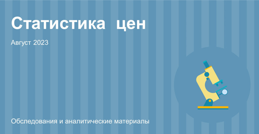 Индекс потребительских цен в Республике Алтай в августе 2023 года