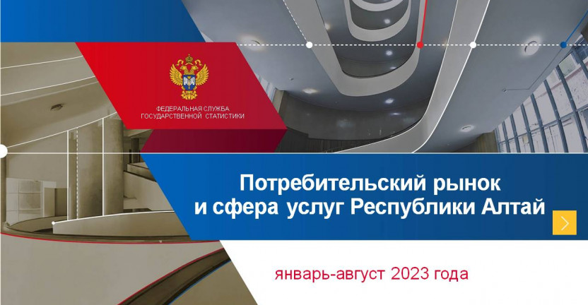 Потребительский рынок и сфера услуг Республики Алтай. Январь-август 2023 года